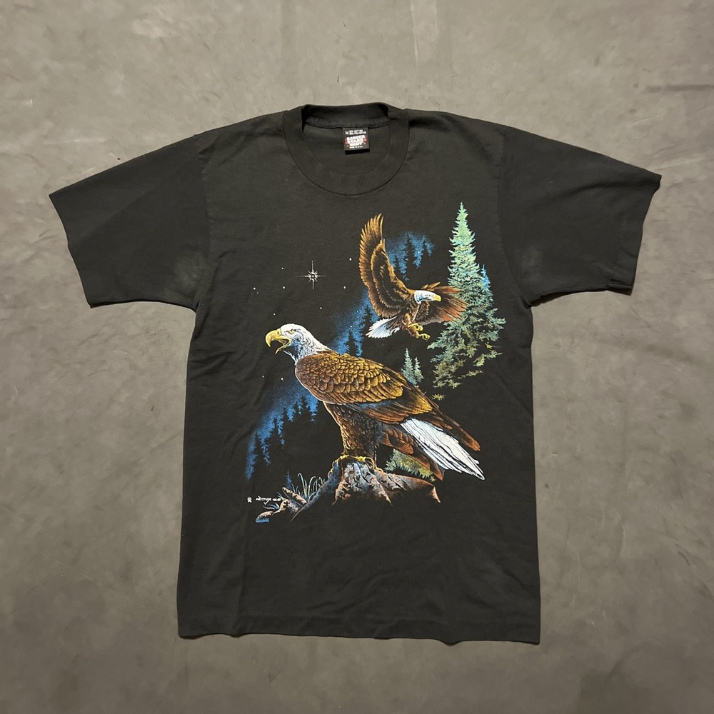 Screen Stars Black Eagle Graphic T-Shirt